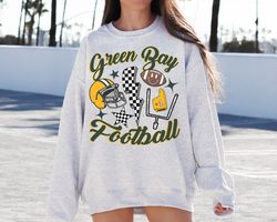 Retro Green Bay Football Crewneck Sweatshirt T-Shirt, Packers Sweatshirt, Green Bay Shirt