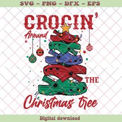 Vintage Crocin Around The Christmas Tree SVG Digital File