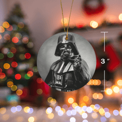 Darth Vader Christmas Ceramic Ornament