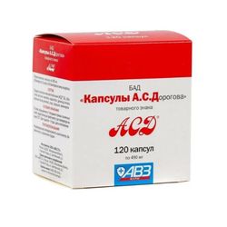 ASD capsules A.S. Dorogova 490 mg No. 120 to increase the body's resistance, immunity, ASD