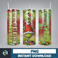 Christmas Tumbler Sublimation Designs  20oz Skinny Tumbler Wrap, Cartoon Funny Christmas Design Tumbler PNG Digital 2D