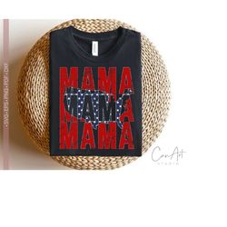 American Mama Svg Png, Patriotic Mom Svg Distressed Sublimation Printable Shirt Designs, 4th of July Svg, Fourth Of July Png File Download