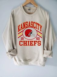 Vintage Kansas City Football Sweatshirt, T-Shirt - Kansas City Chief Shirt, Kansas City Crewneck, KC Sweatshirt, Cute Ka