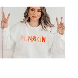 Hello Pumpkin PNG SVG Sublimation Design, Fall T Shirt Design Cut File or Cricut, Thanksgiving Png Svg Eps, Autumn SVG Instant Download