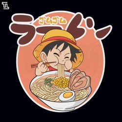 Luffy ramen PNG, One Piece PNG Download
