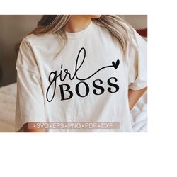 Girl Boss Svg, Boss Mom Svg, Small Business Owner Svg, Small Boss Shop Svg Cut File for Cricut Cutting Silhouette Cameo Dxf Png Eps Pdf