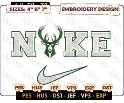 NIKE NBA Milwaukee Bucks Embroidered Shirt, Basketball Team Embroidered Sweatshirt, Best Basketball Team Embroidered Shirt, Basketball Brand Embroidered Sweatshirt, Famous Brand Embroidered Shirt