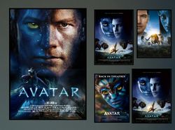 Avatar  Movie Poster 2023 FilmDune Room Decor Wall ArtPoster GiftCanvas prints.jpg