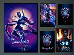 Blue Beetle Movie Poster 2023 FilmSpider-Man Room Decor Wall ArtPoster GiftCanvas prints.jpg