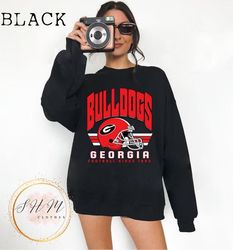 Vintage 90s NCAA Georgia Bulldogs Football University by Champion Sweatshirt Georgia Crewneck Georgia Sweater Printed
