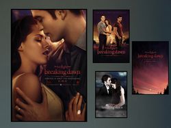 The Twilight Saga Breaking Dawn - Part 1 Movie Poster 2023 FilmDune Room Decor Wall ArtPoster GiftCanvas prints.jpg