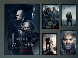 The Witcher Season 1 Movie Poster 2023 FilmDune Room Decor Wall ArtPoster GiftCanvas prints.jpg