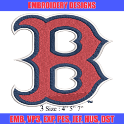 B sport logo Embroidery Design, Sport Embroidery, Brand Embroidery, Embroidery File, Logo shirt, Digital download