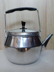 Metal Teapot With Plastic Handle New Vintage USSR 1990