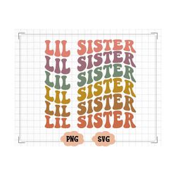 Lil Sister SVG, Sister T-shirt Design, Sister Life PNG, Digital Download, Cricut Svg, Silhouette Cut File,Lil Sister Cut