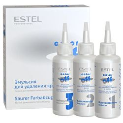 Estel COLOR OFF Emulsion for hair dye removal 3x120ml