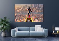 Spider,Man Wall Art Print  Into the Spiderman Verse Wall Decor  Spider,Man Poster  Across the Spider Wall Art  Spider,Ma