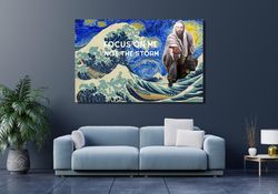 the hand of god canvas wall art poster print, church canvas wall decor art, christian canvas wall decor,  ready to hang