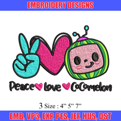 Cocomelon Logo Embroidery design, Cocomelon Embroidery, logo design, Embroidery File, logo shirt, Instant download.