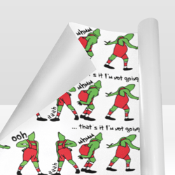 That's It I'm Not Going Grinch Gift Wrapping Paper 58"x 23" (1 Roll)