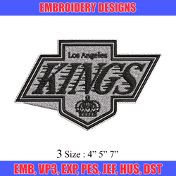 La kings logo Embroidery Design, Brand Embroidery, Embroidery File, Logo shirt, Sport Embroidery, Digital download