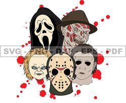Horror Character Svg, Mickey And Friends Halloween Svg,Halloween Design Tshirts, Halloween SVG PNG 28