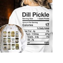 Vintage Canned Pickles Sweatshirt, Pickle Jars Sweatshirt, Funny Pickle Lovers Shirt, Gardening Shirt, Foodie Shirt, Pic