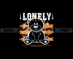 Lonely Bear, Sad Bear Stretwear, Teddy Bear Tshirt Design, Streetwear Teddy Bear PNG, Urban, DTG, DTF 77