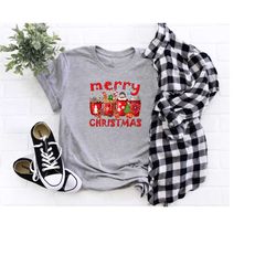 Merry Christmas Shirt, Cute Santa Shirt, Funny Christmas Shirt, Xmas Matching Pajama, Christmas Party Shirt, Christmas V