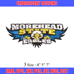 Morehead State Eagles embroidery, Morehead State Eagles embroidery, Football embroidery, NCAA embroidery.