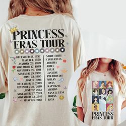 Vintage Princess Eras Tour Shirt, Disney Eras Tour Merch, Taylor Swiftie Midnigh Taylor Swift Shirt, Disney Girls Shirt,