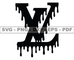 Louis Vuitton Svg,Lv Svg, LV Logo Svg,Lv Logo Dripping Svg, Fashion Brand Logo 05