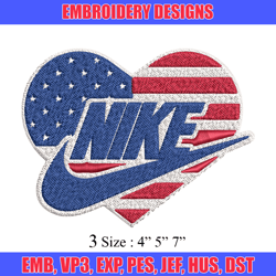 Nike american Embroidery Design, Brand Embroidery, Nike Embroidery, Embroidery File, Logo shirt, Digital download