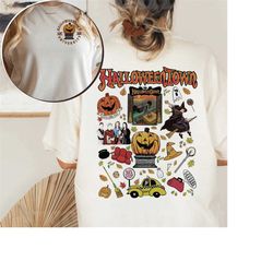 Vintage Halloween Shirt, Halloween Town Shirt, Halloween Pumpkin Shirt, Spooky Season Vibes, Fall Shirt, Gift For Hallow