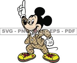 Gucci Mickey Mouse Svg, Fashion Brand Logo 202