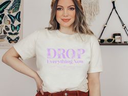 Drop Everything Now Meet me in the Pouring Rain Sparks Fly Shirt Soft T, Gift Shirt for 2023 Taylor Swiftie Concert, Tou
