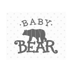 baby bear svg file baby bear svg baby svg file baby svg bear family svg cricut file silhouette cut file  t-shirt design newborn svg new baby