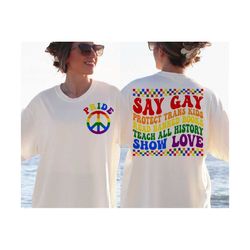 Say Gay Protect Trans Kids Read Banned Books Teach All History Show Love Svg, Human Rights Png, Love is Love, LGBTQ Svg, Digital Download