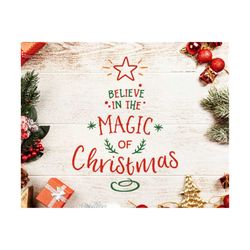 Magic of Christmas SVG Christmas Tree Svg Christmas SVG Christmas svg files Cutting Files for Silhouette Cameo Cricut svg Winter Svg Files