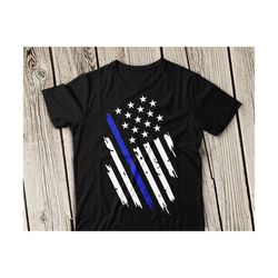 Thin blue line svg, Police svg, Back the blue svg, flag svg, Blue Lives Matter Svg,American Flag SVG, Distressed svg, SVG, Flag svg cricut