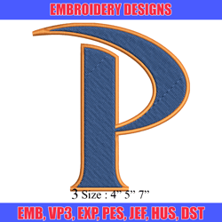 Pepperdine Waves embroidery design, Pepperdine Waves embroidery, logo Sport, Sport embroidery, NCAA embroidery.