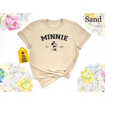 Minnie Est 1928 Shirt, Disney Shirt, Minnie Mouse Shirt, Disney Fan Gift, Cute Minnie Shirt, Gift For Minnie Mouse Lover
