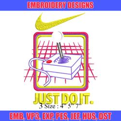 Retro nostalgia game Nike Embroidery design, logo Embroidery, Nike design, Embroidery file, logo shirt, Instant download