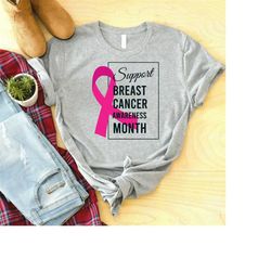 Inspirational Breast Cancer Shirt for Survivors and Supporters Tee Strength in Pink Breast Cancer Awareness Shirt for Wo