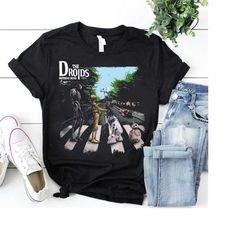Droids Abbey Road T-Shirt, Unisex Size
