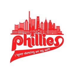I Keep Dancing On My Own Phillies SVG Cutting Digital File