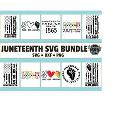 Juneteenth Bundle SVG Freedom Day SVG Cut File vinyl decal file for silhouette cameo cricut file iron on transfer