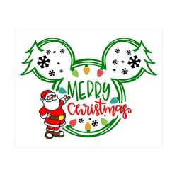 Merry christmas svg / mickey christmas / Noel 2019 / christmas gift svg / SVG Dxf EPS Png Printable Vector Clipart Cut Print File