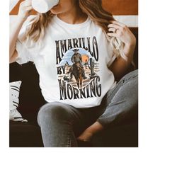 Amarillo By Morning T-Shirt, Amarillo Shirt, Country Shirt, Texas Shirt, Country Music Shirt, Country Music T shirt, Uni