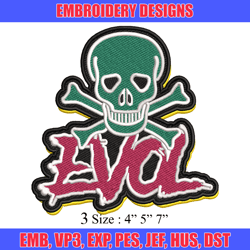 Skull Logo embroidery design, Skull Logo embroidery, logo design, embroidery file, logo shirt, Digital download.